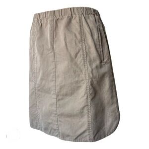 MARNI khaki skirt sz 44/ US 8 elastic waist band with handy pockets